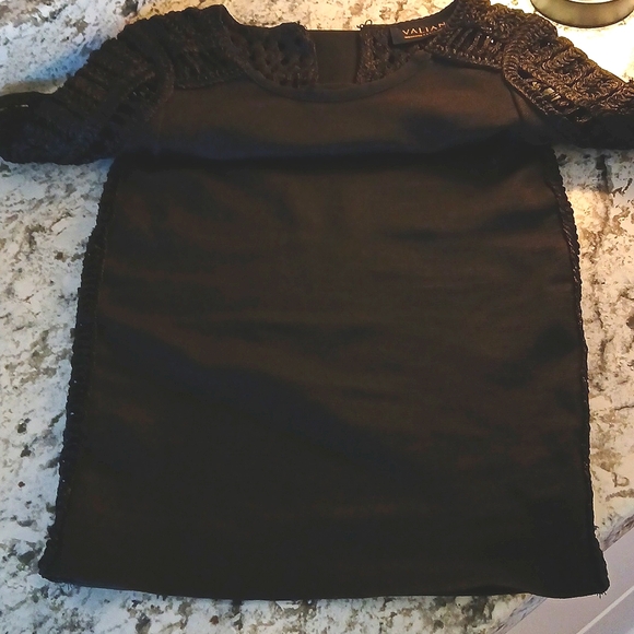 🍸Valiant Paris black bodycon mini cocktail dress size S - Picture 14 of 14